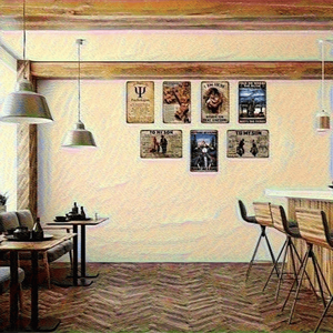 CIFbuy Targa in Alluminio Vintage Rustica 8x12 Pollici, Decorazione Murale in Legno per TikTok e Servizio di Ritiro Temu 20.3x30.5cm - Product Image 3