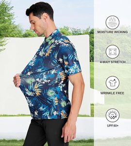 เสื้อเชิ้ตผู้ชายมีกระเป๋า ผ้าบรอดคลอธกันยับ บริการ OEM รับผลิตตามแบบ พิมพ์โลโก้ดิจิทัล - Product Image 3