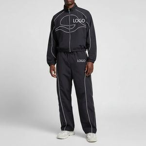 Chándales Personalizados de Invierno con Capucha y Ribete para Hombre, Chándales Deportivos con Estampado, Chándales de Algodón de Primera Calidad con Cintura Elástica - Product Image 4