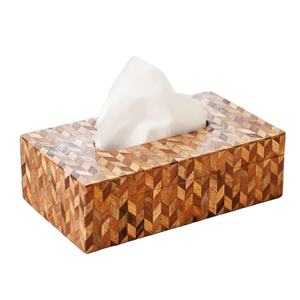 กล่องทิชชู่ตกแต่งโต๊ะในโรงแรมกล่องกระดาษทิชชู่สุดสร้างสรรค์พร้อมที่ใส่ผ้าเช็ดปากแบบฝัง - Product Image 1