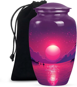 Urnas Funerarias Hechas a Mano con Diseño de Búho Estilo Americano, Urna para Cenizas de Adultos para Hombres y Mujeres de Alta Calidad - Product Image 1