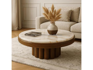 Luxury Mango Wood Coffee Table Modern Designer Premium Handmade - Product Image 5