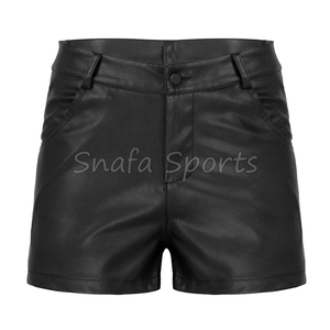 กางเกงขาสั้นผู้ชายน้ำหนักเบาขายส่ง สวมใส่สบายและเหมาะสำหรับออกกำลังกาย ดีไซน์ล่าสุด ปรับแต่งได้ มีกระเป๋าข้าง ลายเรียบ หนังแท้ ขาย - Product Image 3