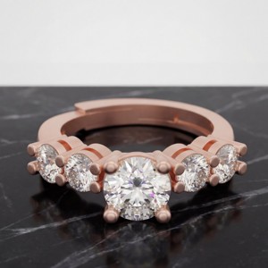 Best Selling Stylish Fine Gold Diamond Women's Engagement <b>Ring</b> Wedding <b>Dainty</b> Elegant Jewelry Accessory Everyday Fashion Luxury - Product Image 1