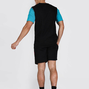 Nouveaux ensembles de vêtements pour hommes, t-shirt à manches courtes en tissu molletonné de qualité supérieure, shorts, vêtements de marque pour hommes personnalisés, ensembles de 2 pièces - Product Image 2