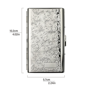 Estuche de Cigarrillos Metálico Clásico Ecológico a Precio de Fábrica, Caja de Cigarrillos de Acero Inoxidable, Regalo para Hombre, Estuche de Bolsillo para Cigarros - Product Image 2