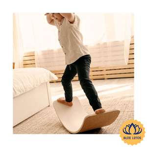 [HAUTE QUALITÉ] Planche d'équilibre en bois premium pour enfants, jouet d'entraînement physique, écologique, durable, pour usage intérieur - Product Image 1