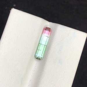 Pierre précieuse naturelle tourmaline bicolore rose menthe vert taille octogonale, pierre lâche de haute qualité, magnifique pour pendentif, bijoux, vente en gros - Product Image 4