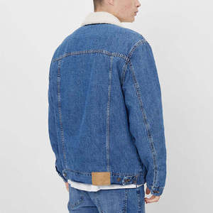 Wholesale Price Cotton Made Stylish Men Ripped <b>Jeans</b> Jacket Best Arrival Factory Fresh Outlet Long Sleeved Men Denim Jacket - Product Image 3