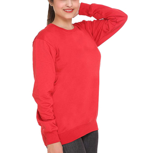 Sudadera de lana suave para mujer, cuello redondo, manga larga, ropa informal cálida para invierno - Product Image 6