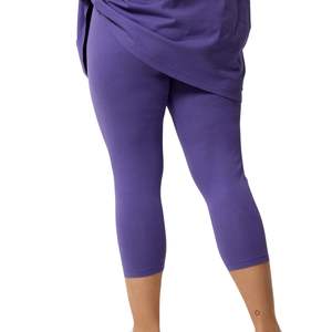 Leggings de yoga pour femmes à taille haute, couleur violette, extensibles, décontractés, pour le fitness et l'entraînement, vente en gros personnalisée, fabricant OEM ODM - Product Image 4