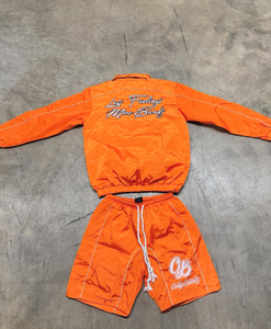 Ensemble de survêtement léger pour homme, été, 100% polyester respirant, broderie, streetwear, logo OEM - Product Image 2