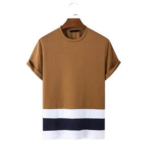 T-shirts pour hommes à manches courtes en polyester/coton de haute qualité, t-shirts en toile écologiques personnalisés fabriqués au Pakistan - Product Image 1