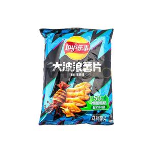 เลย์ บิ๊กเวฟ ริดด์ ฟรายด์ รสเผ็ดหวาน มันฝรั่งทอดกรอบ 40 กรัม ผลิตในจีน - Product Image 1