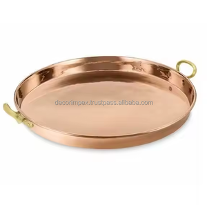 Bandeja de servicio de aluminio con plato de servicio de diseñador hecho a mano Forma rectangular Plato de servicio al por mayor - Product Image 3