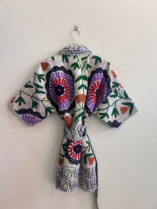 New Vintage Handmade <b>Kantha</b> Vintage Embroidered <b>Jacket</b> Women Cotton <b>Jacket</b> - Product Image 6
