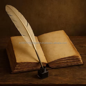 Nuevo Diario de Cuero Hecho a Mano con Fases Lunares, Libro de Brujería Gótico Vintage con Papel de Borde Irregular, Regalo para Seres Queridos - Product Image 6