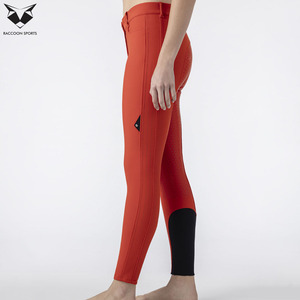 Pantalon d'équitation Skinny Fit Stretch pour femme avec patchs aux genoux, extensible dans 4 directions, pour la compétition - Product Image 2