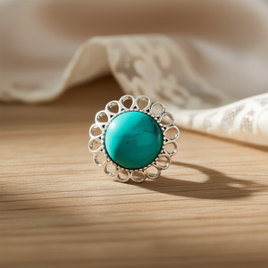 <b>Turquoise</b> Fashion <b>Ring</b> 5.4 Grams - Product Image 3
