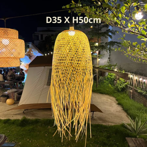 Eco2go Vietnam <b>Bamboo</b> Globe <b>Lantern</b>-Eco-Friendly Heat Resistant Durable Hanging Lamp for Home & Hotel Decor Christmas & Easter - Product Image 6