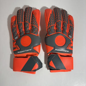 Nouveauté en promotion : Gants de gardien de but de football d'extérieur, respirants, imperméables, à doigts complets, en latex, avec fermeture à lacets - Product Image 1