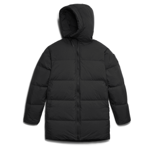 เสื้อแจ็คเก็ตพัฟเฟอร์แบบยาวสำหรับผู้ชาย ปักลายตามสั่ง OEM บุนวมหนา อุ่นสบายสำหรับฤดูหนาว ดีไซน์แบบบับเบิ้ลคุณภาพสูง - Product Image 1