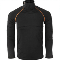 Vêtements de baseball résistants aux coupures, respirants, unisexes pour adultes, manches longues, protection du cou, coutures plates, séchage rapide, personnalisables avec le nom de l'équipe