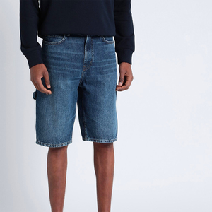 Shorts en jean décontractés pour hommes, longueur genou, respirants, séchage rapide, style urbain, pour adultes, vente en gros - Product Image 2