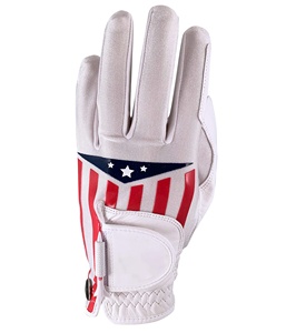 Guantes de golf personalizados de alta calidad para todo tipo de clima Piel de oveja blanca Cabretta Cuero genuino Embalaje Premium - Product Image 1