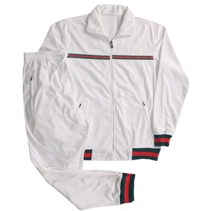 Conjunto Deportivo Negro para Hombre, Cierre de Cremallera Completa, Cuello Alto, Estilo Deportivo, Ropa de Otoño, Material de Poliéster Transpirable - Product Image 3