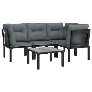 Set Lounge da Giardino Grigio Scuro - Product Image 3