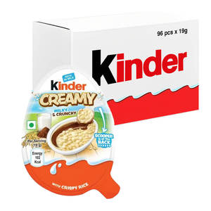 Kinderr Creamy Milky & Crunchy With CrispyRice 19g Chocolate <b>Snack</b> <b>Bar</b> Buy Online Wholesale Retail Pack Fresh Imported New Deals - Product Image 2