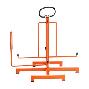 Dispenser Portatile per Cavi con Maniglia Antiscivolo in Metallo, Supporto a Pavimento per Bobine di Cavi, Vassoio Portatile per Cablaggio - Product Image 1