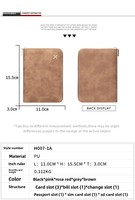 Nouveau porte-passeport anti-skimming RFID élégant et luxueux en PU, style minimaliste et serein ; Étui multifonctionnel pour cartes SIM et portefeuille d'identité