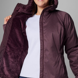 Veste softshell pour femme de qualité supérieure, coupe-vent, imperméable, col montant, design à capuche, tissu 3 couches, doublure en microfleece - Product Image 6