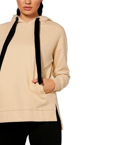 Nueva impresión personalizada traje con capucha al por mayor de gran tamaño de alta calidad cuello redondo mujeres transpirable Sudadera con capucha - Product Image 1