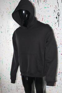 Sudadera con capucha personalizada con cremallera, lisa, informal, para imprimir logotipos, de forro polar grueso, impermeable, 100% algodón, para invierno, corte regular para hombre - Product Image 2