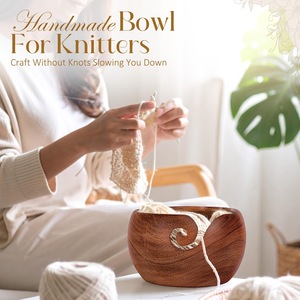 Wooden Yarn Bowls High Quality - Product Image 1