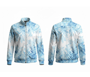 Modern Style Sublimated Sports Zip <b>Jacket</b> Running and Fitness Wear Warm Breathable Quick Dry | Sizes Men Women Youth - Product Image 2