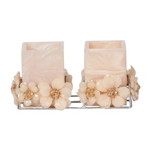 Support de rangement pour pinceaux de maquillage en résine époxy style luxe, organiseur cosmétique, support de rangement pour coiffeuse, artisanat personnalisé au meilleur prix - Product Image 2