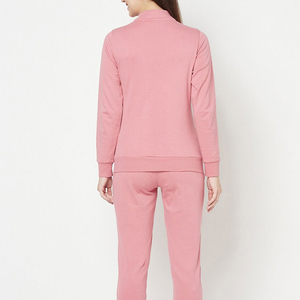 Nouvel ensemble de survêtement élégant pour femme, personnalisable avec logo, deux pièces, coupe oversize, vente en gros à prix abordable - Product Image 3