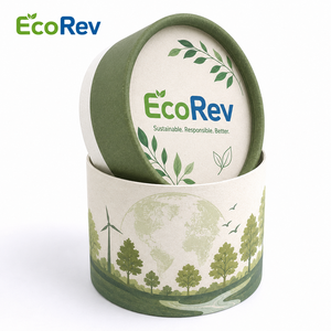 Wholesale Custom Eco-Friendly Biodegradable Paper <b>Drum</b> Gift <b>Box</b> Candle Paper Tube Packaging - Product Image 4