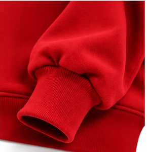 Sudadera de Cuello Alto Roja de Index Apparel, Corte Holgado, Informal, Unisex, Tejida en Algodón, para Otoño - Product Image 5