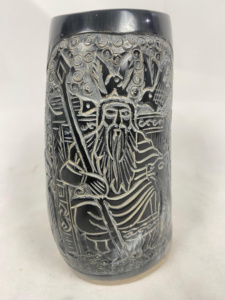 Cuerno Vikingo para Beber, Ecológico, Natural, para Cerveza, Taza de Cuerno para Beber, Auténtica Taza de Café de la Mejor Calidad, Pulida - Product Image 4