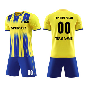 Customization High Quality Jersey Soccer Heat-Transfer Printing Team Numbers Team Name Front 220g Short Summer Quick-Dry - Product Image 1