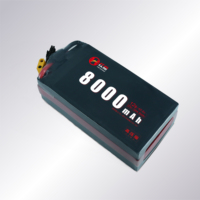 Lipo аккумулятор 25c 45,6 V 8000mAh 8Ah12S высокая скорость 25C HD производства Li-Po аккумуляторная батарея с фиксированным ветром Vtol Multirotor UAV Высокая производительность с фиксированным ветром