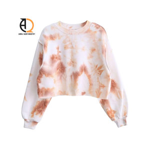 Womens Fleece <b>Crop</b> Hoodie Casual Loose Sweatshirt - Product Image 2