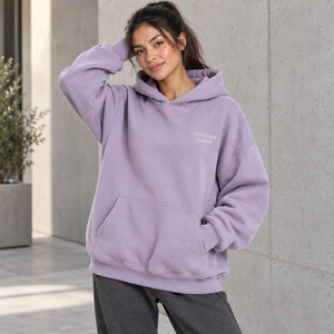 Proveedor de Ropa Personalizada: Sudadera con Hombros Caídos para Mujer, Sudadera Oversize para Mujer, Interior Suave Cepillado, Uso Diario, Suministro al por Mayor - Product Image 5