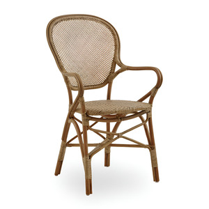 Silla de madera maciza con el mejor descuento, sillas de ratán natural ecológicas para restaurante y comedor - Product Image 2
