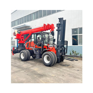 China Novo Diesel Powered Pallet Truck Armazém Terreno Áspero <span class=keywords><strong>3</strong></span> <span class=keywords><strong>Ton</strong></span> 6 <span class=keywords><strong>Ton</strong></span> Empilhadeira Agrícola & Construção Guindaste Empilhadeira - Product Image 4